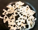 豚バラと蓮根の炒め物作り方2写真