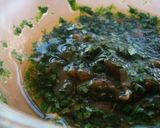地鶏の梅しそソース和え作り方1写真