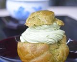 抹茶シュー用✿抹茶生カスタードクリーム作り方24写真