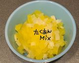 水菜とたくあんの豚しゃぶサラダ作り方2写真