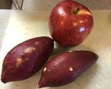 りんごとさつまいもの簡単甘煮作り方1写真