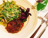 低糖質鉄分補給ハンバーグ作り方3写真