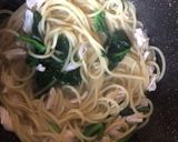 鶏がらスープの素で一人前スパゲッティ♡作り方9写真