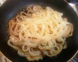 すき焼き風 焼きしゃぶロース肉きしめん作り方7写真