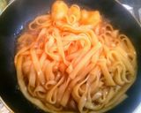 すき焼き風 焼きしゃぶロース肉きしめん作り方8写真