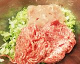 油揚げでお肉ハンバーグ・おろしゆず味作り方3写真