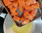 ウイスキー風味サーモンのクリームパスタ!作り方3写真
