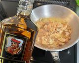 ウイスキー風味サーモンのクリームパスタ!作り方7写真