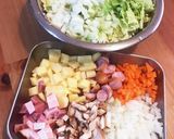 朝食パンにピッタリ☆白菜のミルクスープ作り方1写真
