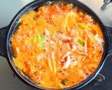 トック入り鯖缶豆富チゲ作り方5写真