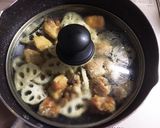 れんこんと鶏肉の旨々炒め煮作り方7写真