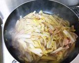 白菜ジャガイモ炒めの納豆和え☆作り方3写真