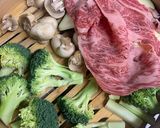 鳥取和牛と野菜のさっぱり蒸し作り方1写真