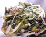 春菊とえのきだけのレンジ蒸し作り方5写真