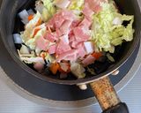 きのこと白菜の豚和え　離乳食作り方2写真