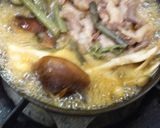スキレットで作る山菜すき焼き作り方2写真