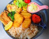 チキンナゲットと麦ごはんのベジコンボ作り方4写真