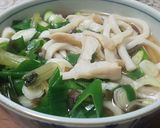 天然ブナシメジと早煮え昆布のうどん・激旨作り方7写真