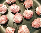 まるまる豚こま団子のセロリ炒め作り方2写真
