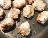 まるまる豚こま団子のセロリ炒め作り方3写真