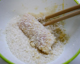 簡単！ネギとんかつ☆肉巻きフライ作り方3写真