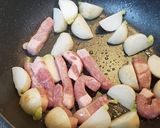 かぶと豚肉の豆豉醤炒め作り方4写真