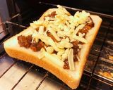 〜洗い物ゼロ〜　ガッツリ！焼肉トースト！作り方1写真
