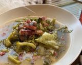 黒枝豆と緑野菜の具沢山スープ作り方14写真