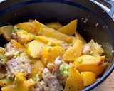 黄金かぶと鶏もも肉煮込み作り方9写真
