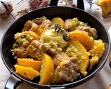黄金かぶと鶏もも肉煮込み作り方10写真