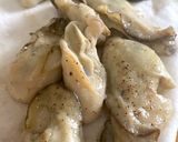 牡蠣とねぎのミルク煮込み作り方5写真