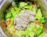 濃厚♡牡蠣の豆乳♡クリームチーズ煮♡作り方6写真