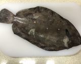 ナメタカレイの薄造りとアラの煮付け作り方1写真