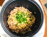 子供も喜ぶ☆数の子とベーコンの炊込みご飯作り方4写真
