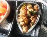 pおでんのつゆで中華丼&添え物作り方9写真