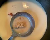 えびとほうれん草の味噌豆乳うどん作り方3写真