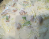 白菜と鶏もも肉のクリーム煮♡コク旨絶品♡作り方4写真