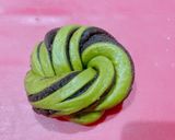 ★HB胡麻香る抹茶と餡子のねじりパン★作り方6写真