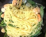 海老とホタテのペペロンチーノ作り方7写真