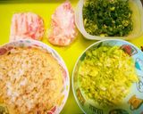 もちもち麦でヘルシーな小さなお好み焼き作り方3写真