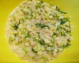 もちもち麦でヘルシーな小さなお好み焼き作り方5写真