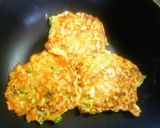 もちもち麦でヘルシーな小さなお好み焼き作り方9写真