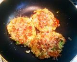 もちもち麦でヘルシーな小さなお好み焼き作り方12写真