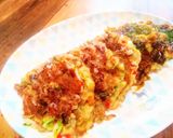 もちもち麦でヘルシーな小さなお好み焼き作り方13写真