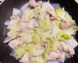鶏肉と白菜のあっさり煮のおろし大根和え作り方4写真