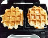 サクもち♡HMで簡単お豆腐ワッフル♡作り方4写真