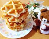 サクもち♡HMで簡単お豆腐ワッフル♡作り方6写真