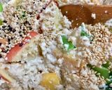 ホムパ華やか 秋フルーツの白和えおつまみ作り方7写真