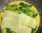 ほうれん草のチーズオムレツ作り方4写真