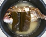 お祝い鯛飯　☆　お頭付き鯛作り方3写真